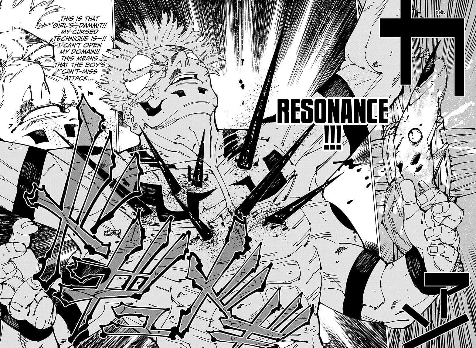 Ryomen Sukuna as seen in the Jujutsu Kaisen manga (Image via Shueisha)